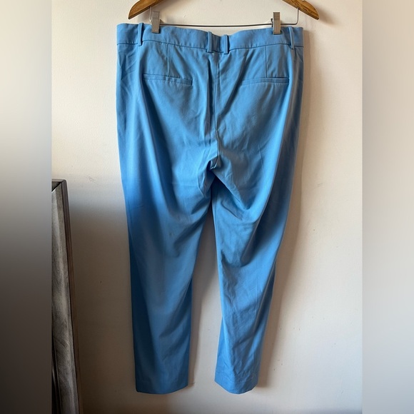 Theory Blue Virgin Wool Dress Pants Size 12 - Picture 9 of 13
